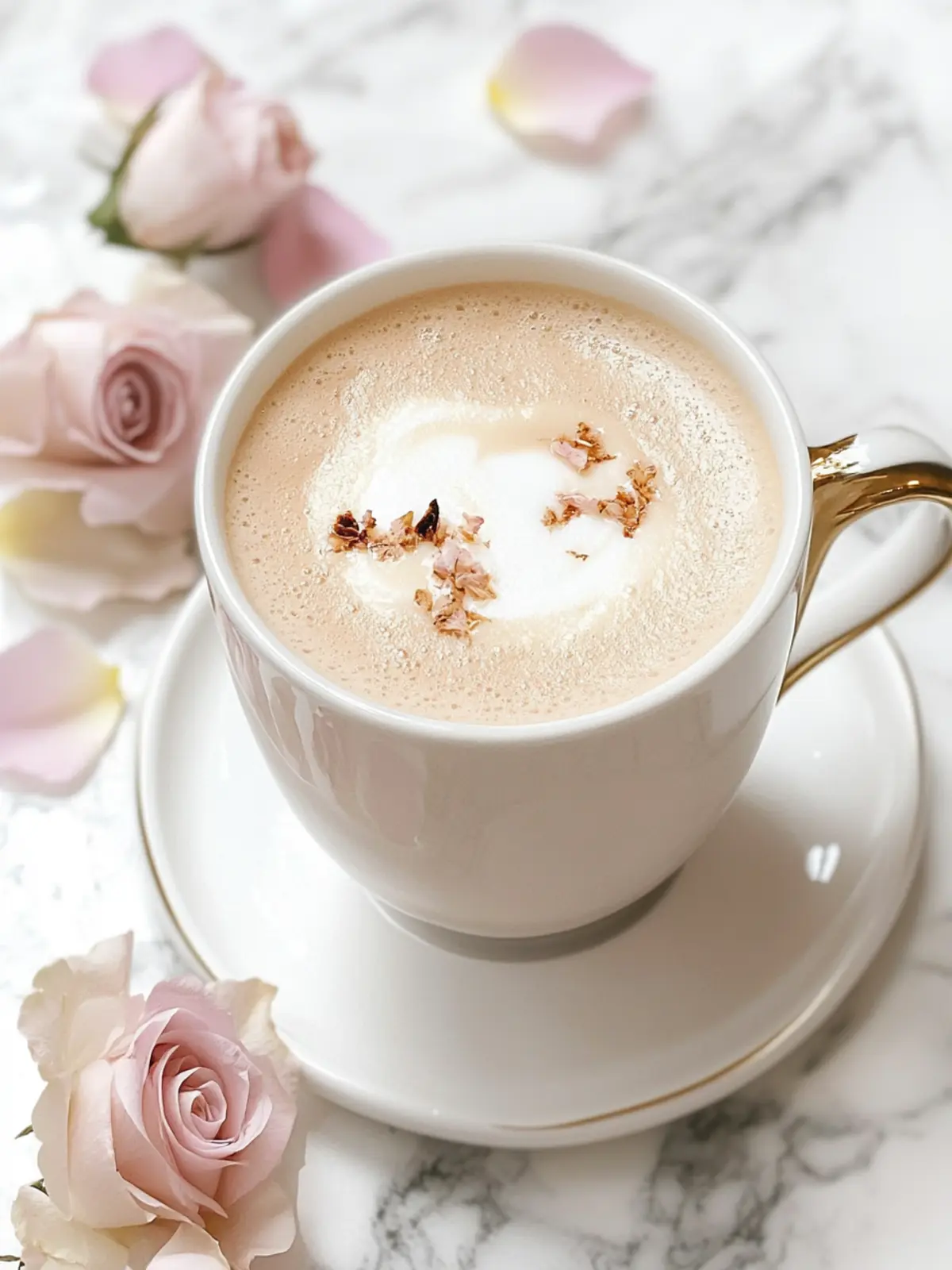 Delight in a Rose Vanilla Latte: Your New Favorite Warm Drink 3 Rose Vanilla Latte