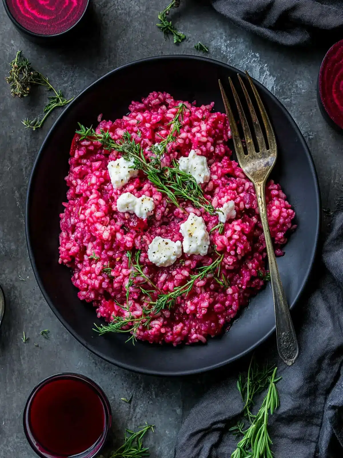 Savory Beet Risotto with Goat Cheese for Cozy Nights 4 Beet Risotto with Goat Cheese