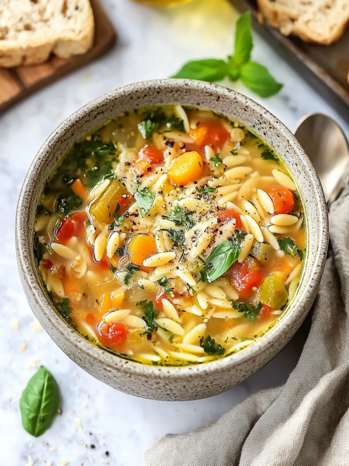 Cozy Up with Mediterranean Orzo Soup: A Flavorful Delight 4 Mediterranean Orzo Soup