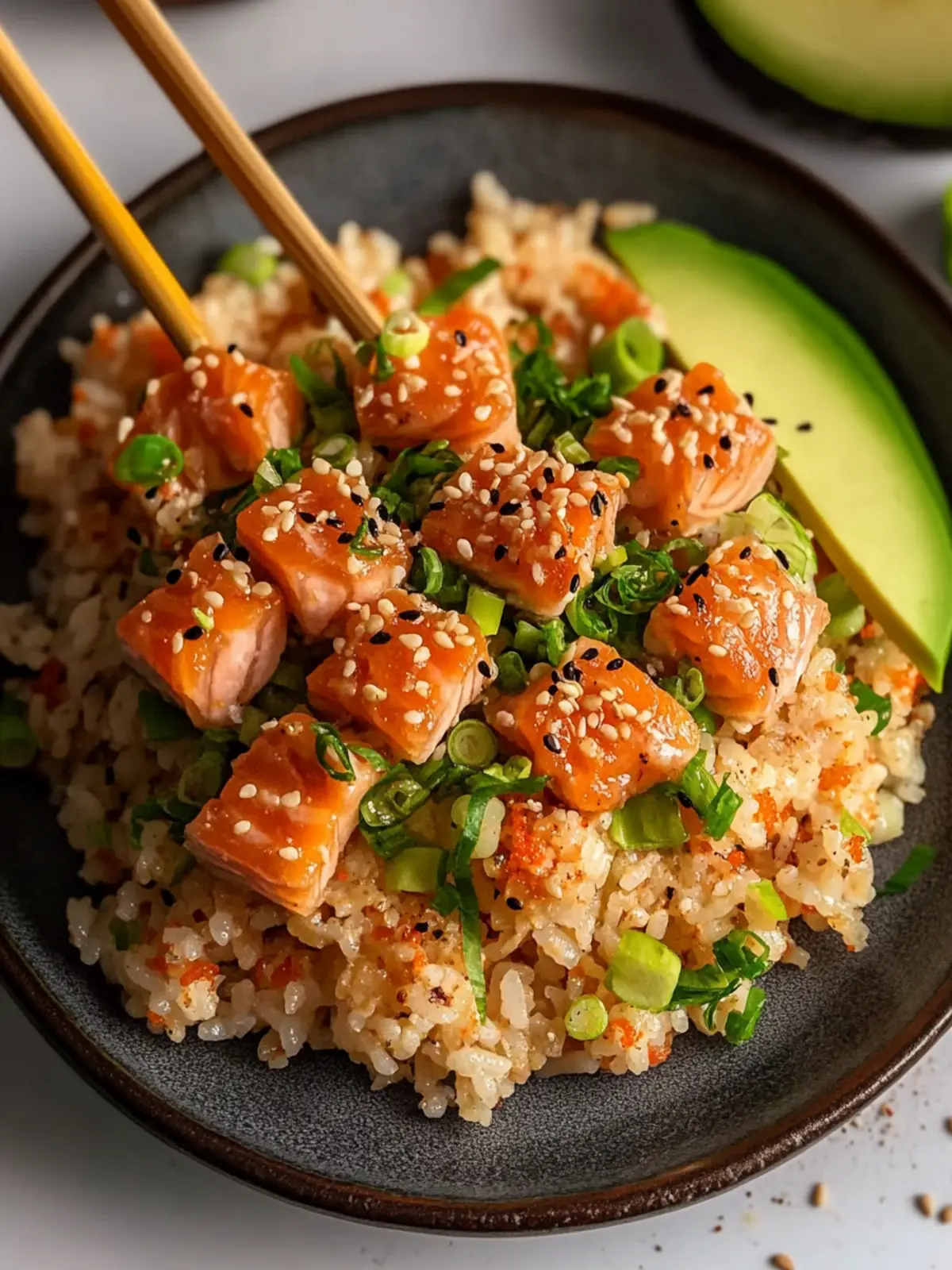 Salmon Crispy Rice