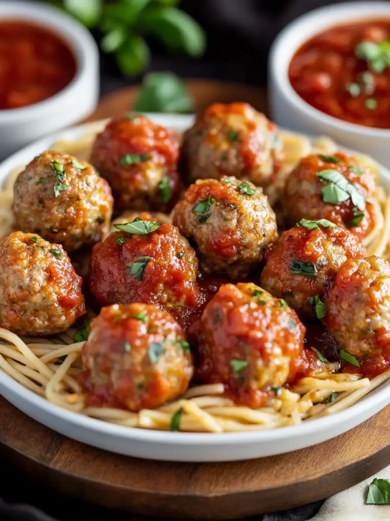 Mini Meatballs with Marinara Sauce