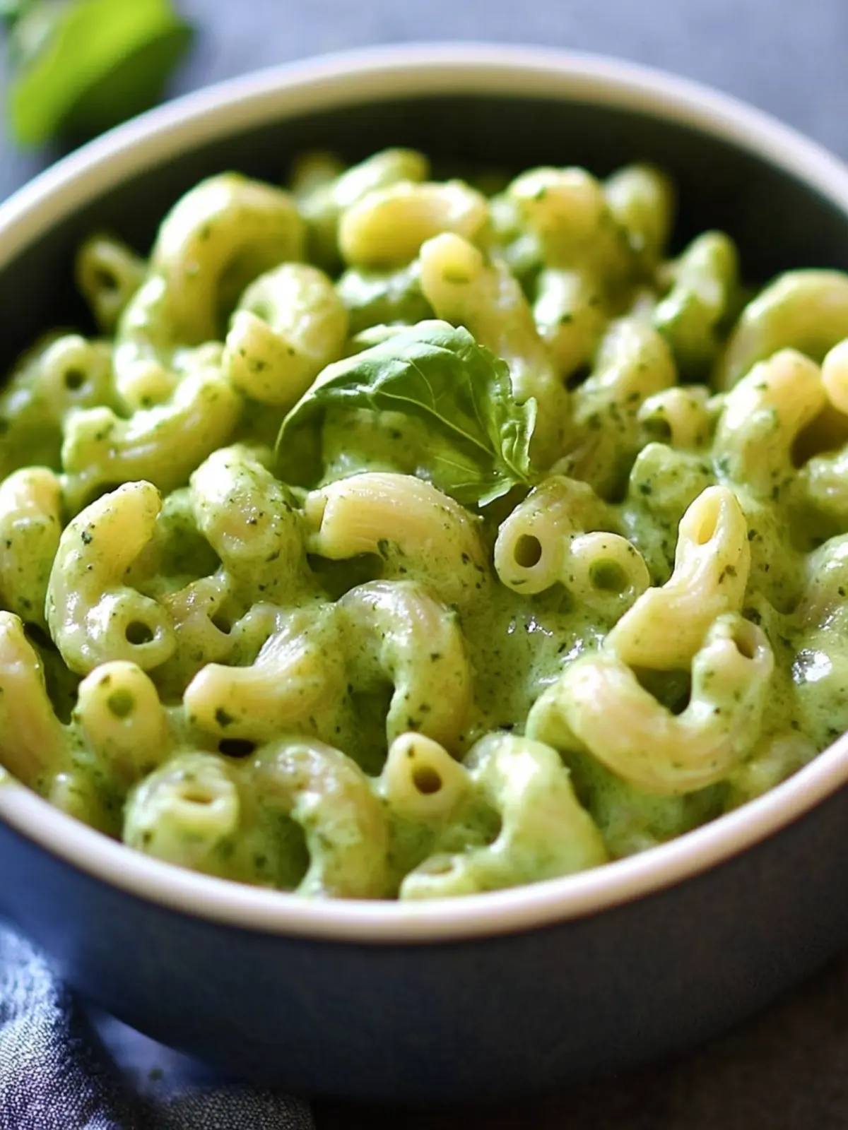 Creamy Green Mac & Cheese That's a Marvelous Twist 4 Green Mac & Cheese