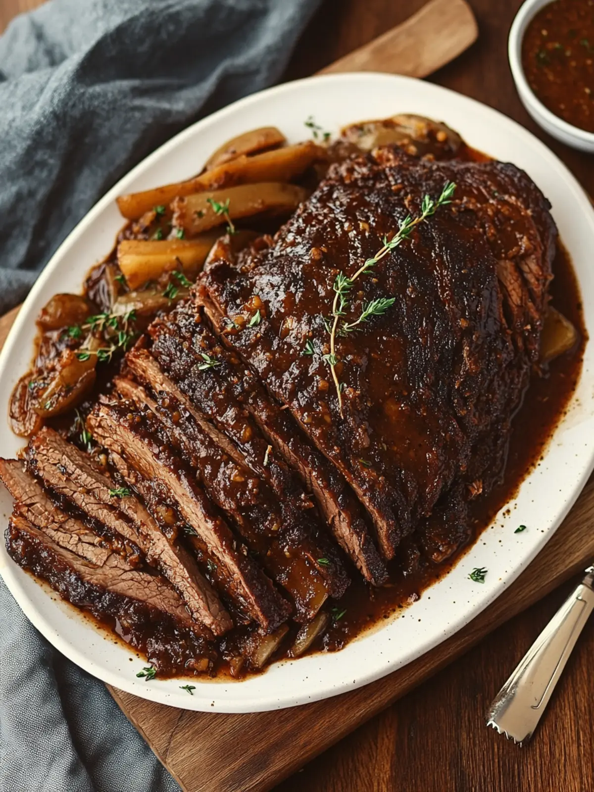 Savory Jewish Brisket with Puerto Rican Flair for Your Table 2 Jewish Brisket