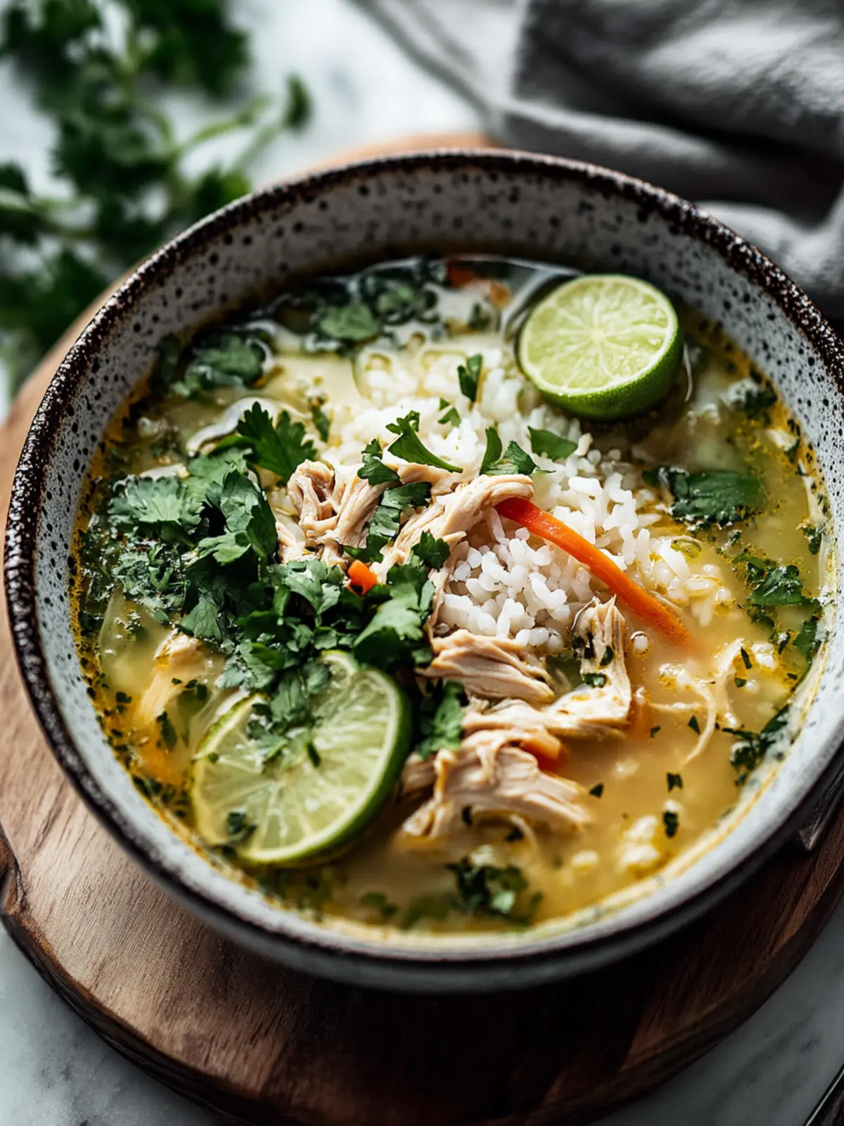 Zesty Lime Chicken Rice Soup: Cozy Comfort in a Bowl 3 Lime Chicken Rice Soup
