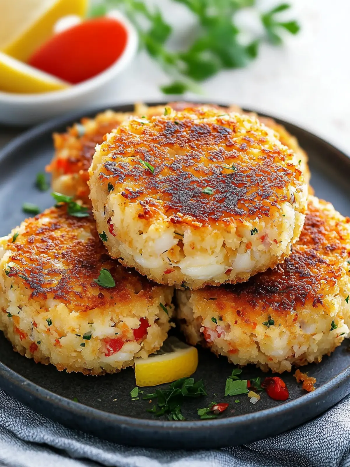 Crispy Crab Cakes for a Homemade Seafood Delight 5 Crab Cakes