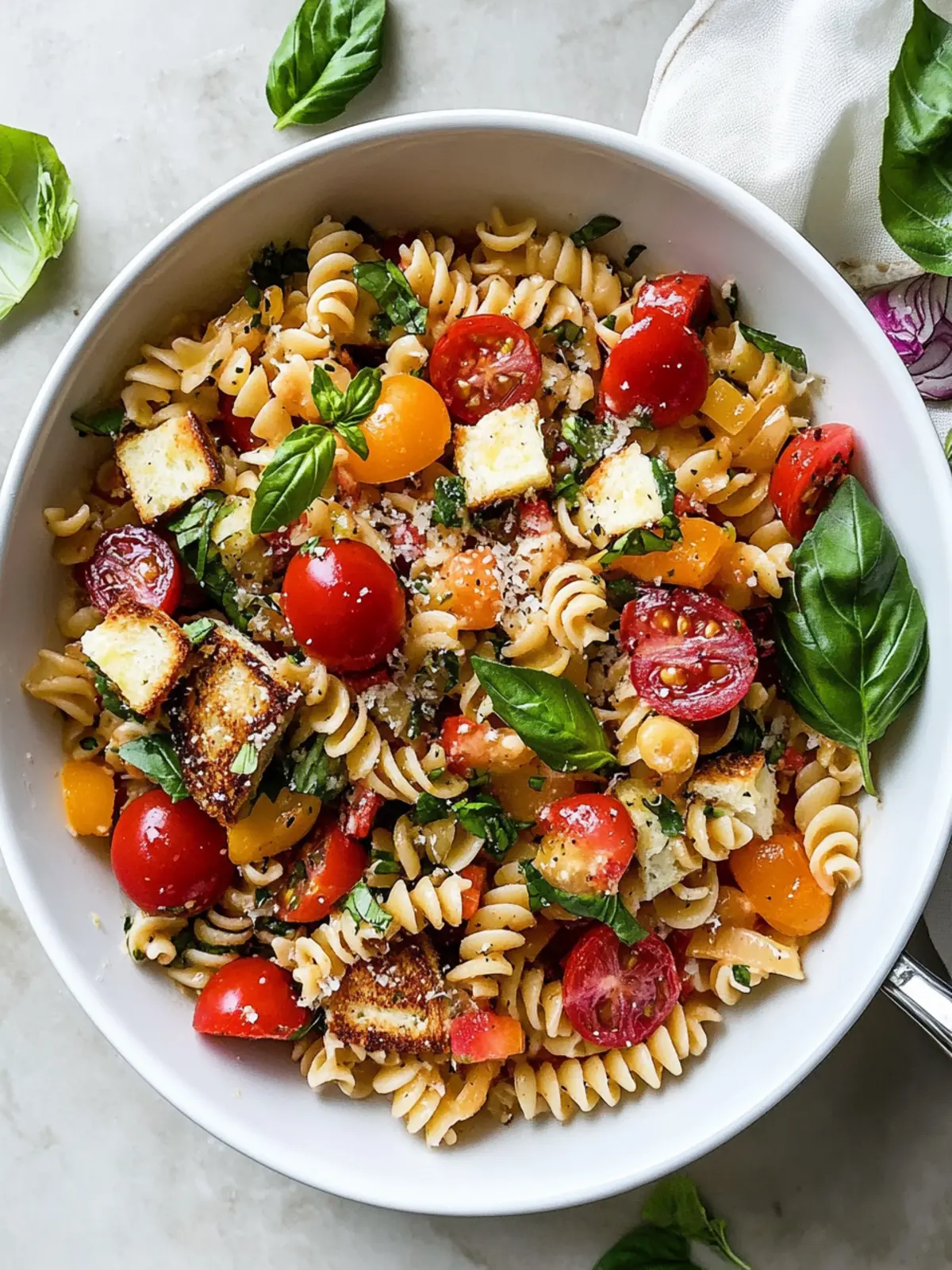 Bruschetta Pasta Salad: A Quick and Tasty Summer Delight 5 Bruschetta Pasta Salad