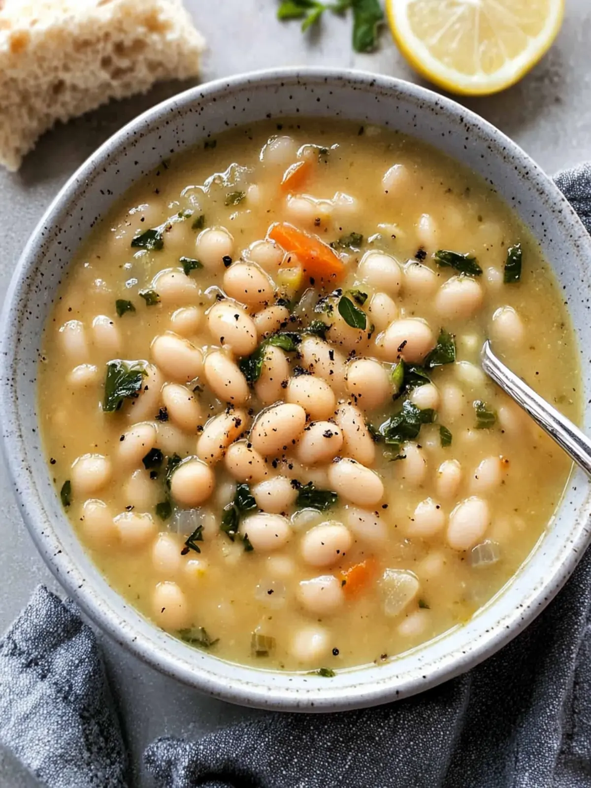Revitalize Your Dinner with Zesty Greek White Bean Soup 4 Greek White Bean Soup