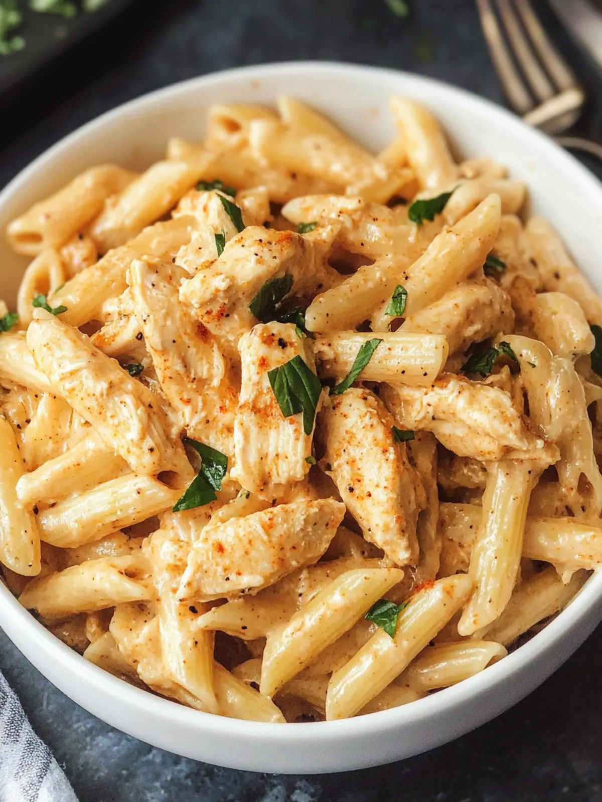 Crock Pot Cajun Chicken Pasta