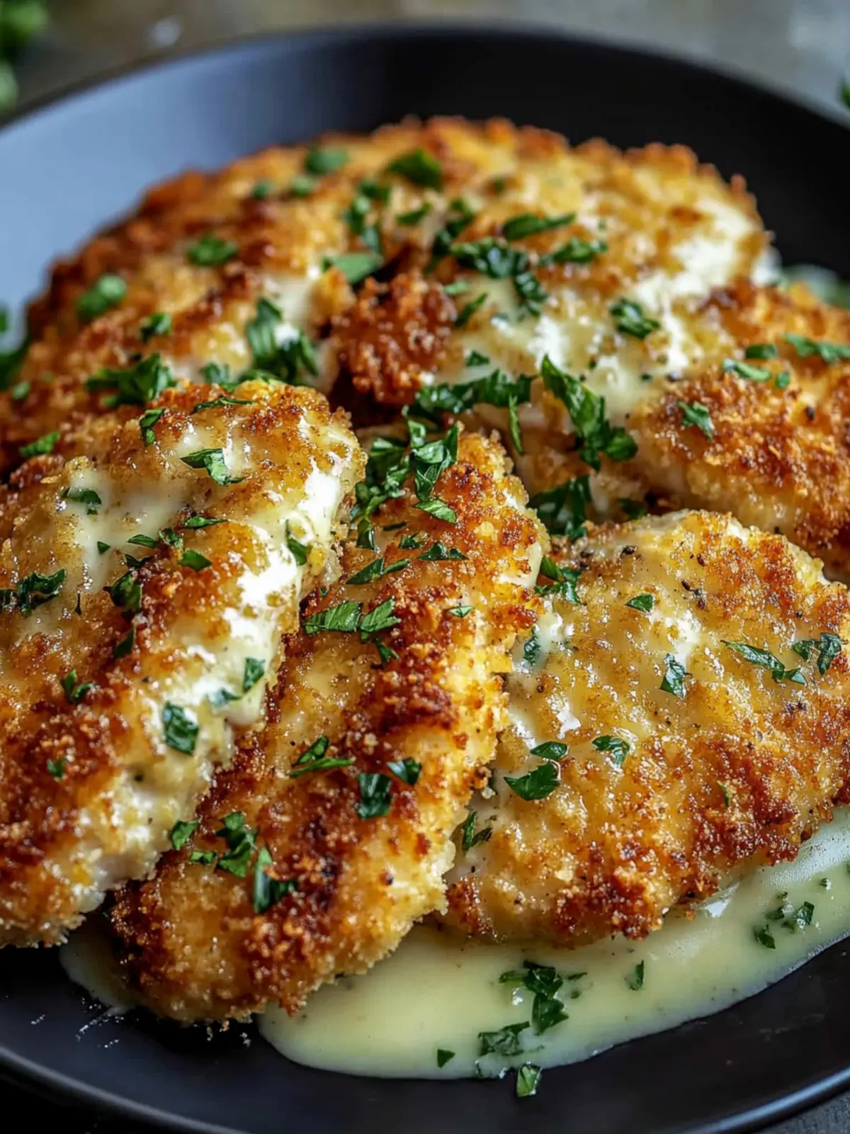 Parmesan Crusted Chicken with Creamy Garlic Bliss in 30 Minutes 3 Parmesan Crusted Chicken