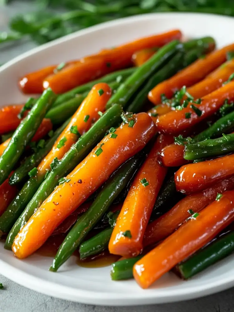 Honey Glazed Carrots & Green Beans