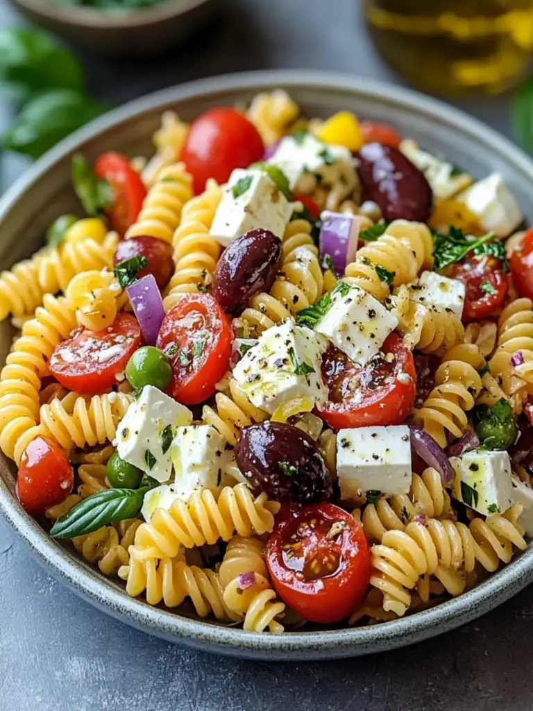 Horiatiki Pasta Salad