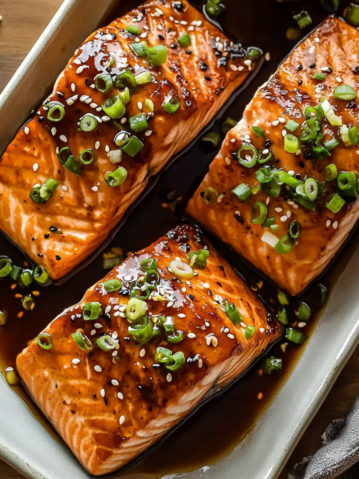 Easy Baked Teriyaki Salmon