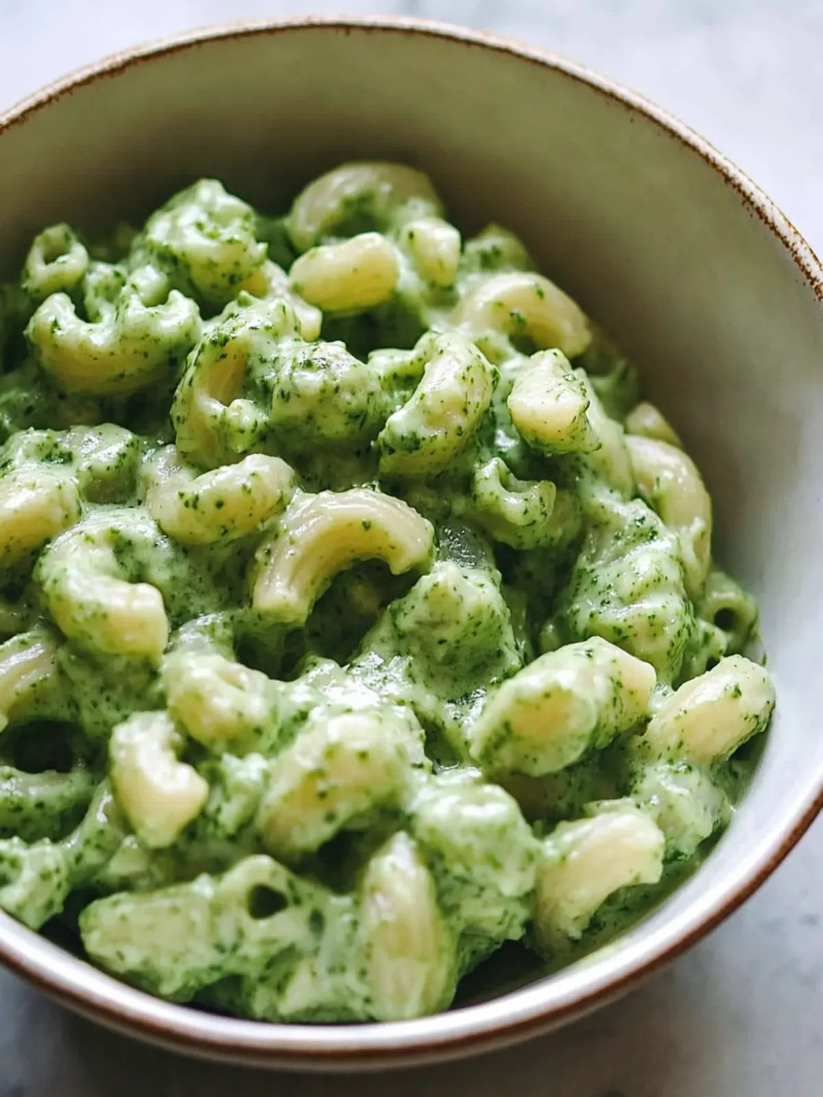 Creamy Green Mac & Cheese That's a Marvelous Twist 2 Green Mac & Cheese