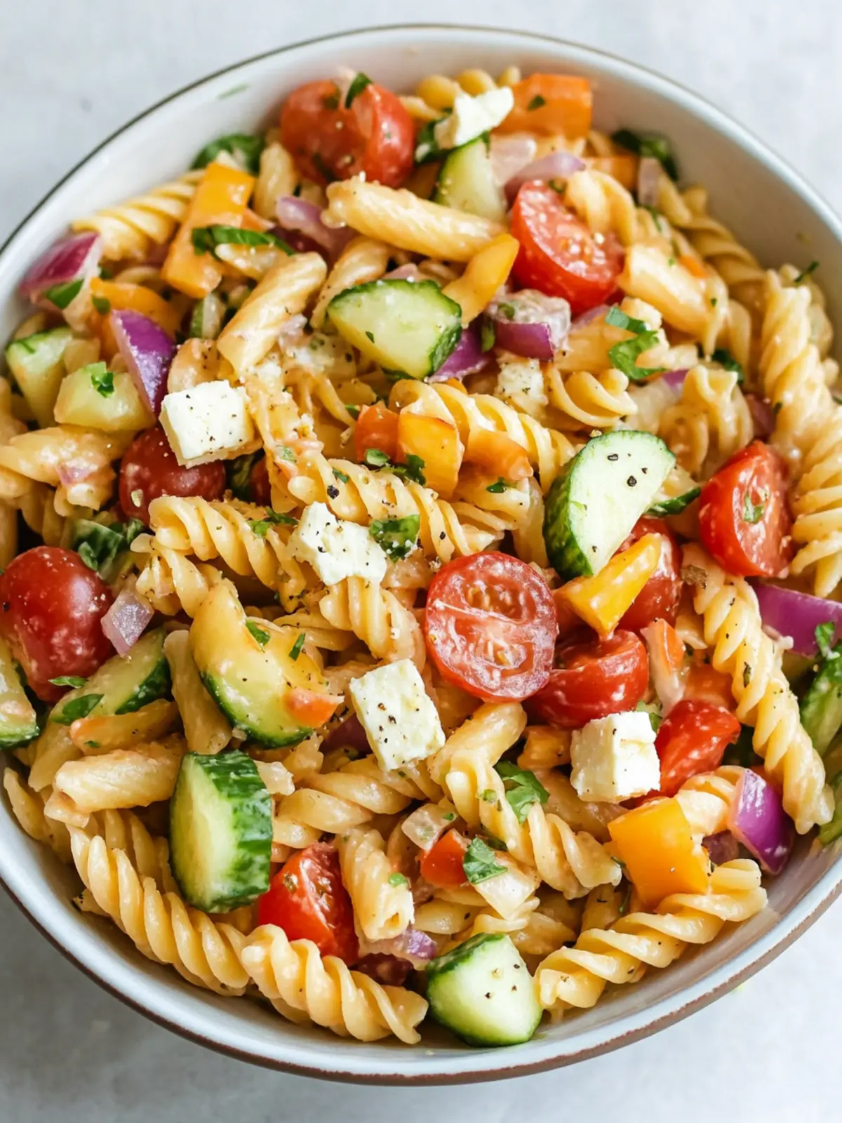 Zesty Supreme Pasta Salad for a Flavor-Packed Feast 5 Zesty Supreme Pasta Salad
