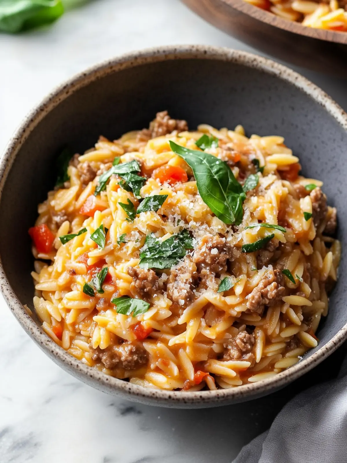 Creamy Ground Beef Orzo: Your New Favorite Weeknight Meal 2 Ground Beef Orzo