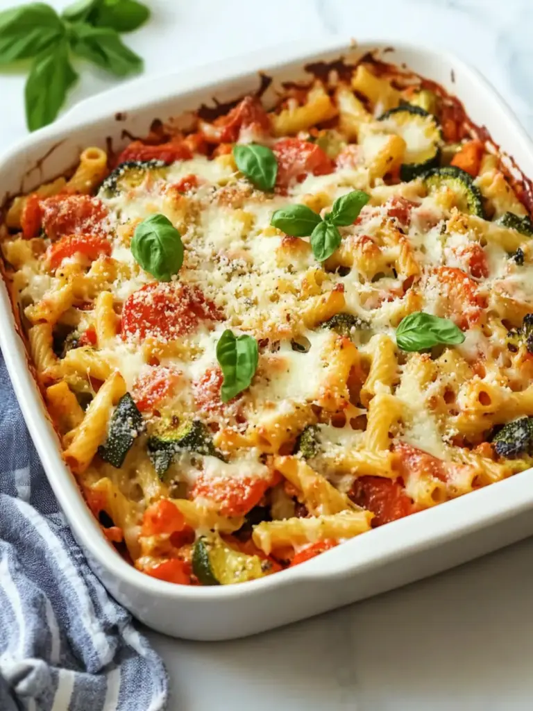 Mediterranean Vegetable Pasta Bake