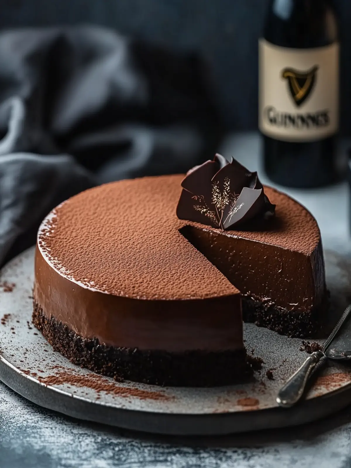 Indulge in Guinness Chocolate Cheesecake Bliss Today 3 Guinness Chocolate Cheesecake