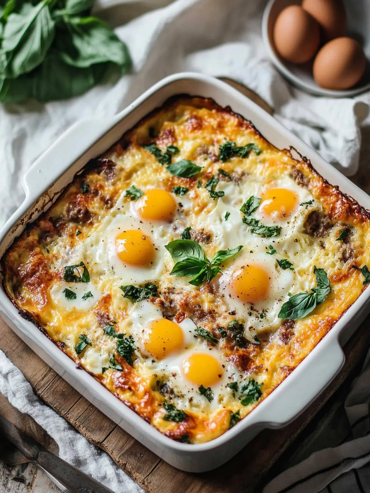 Perfectly Hearty Egg Breakfast Casserole for Easy Mornings 4 Egg Breakfast Casserole