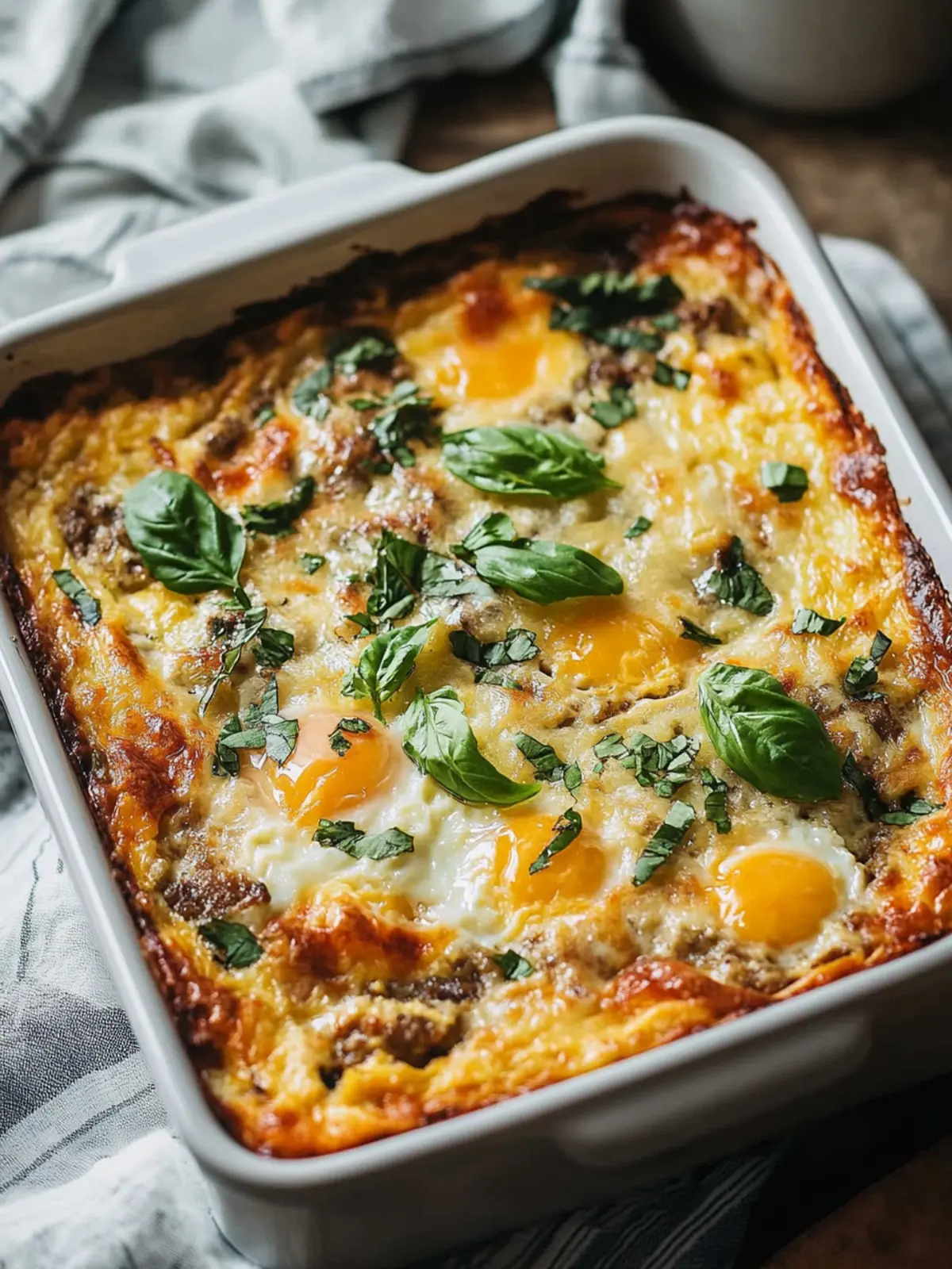 Perfectly Hearty Egg Breakfast Casserole for Easy Mornings 5 Egg Breakfast Casserole