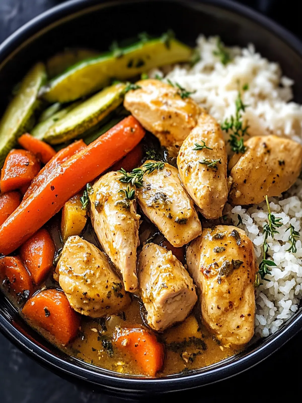 Savory Garlic Butter Chicken and Veggies in Your Slow Cooker 4 Garlic Butter Chicken and Veggies