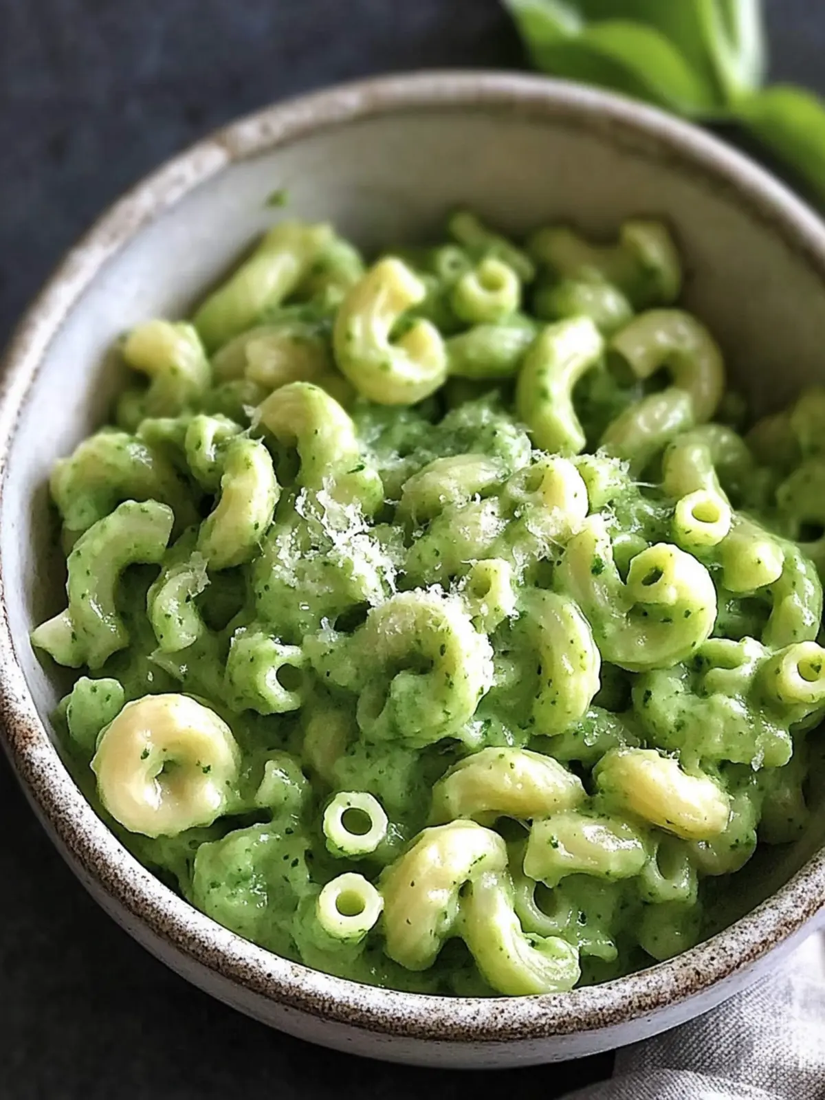 Creamy Green Mac & Cheese That's a Marvelous Twist 3 Green Mac & Cheese