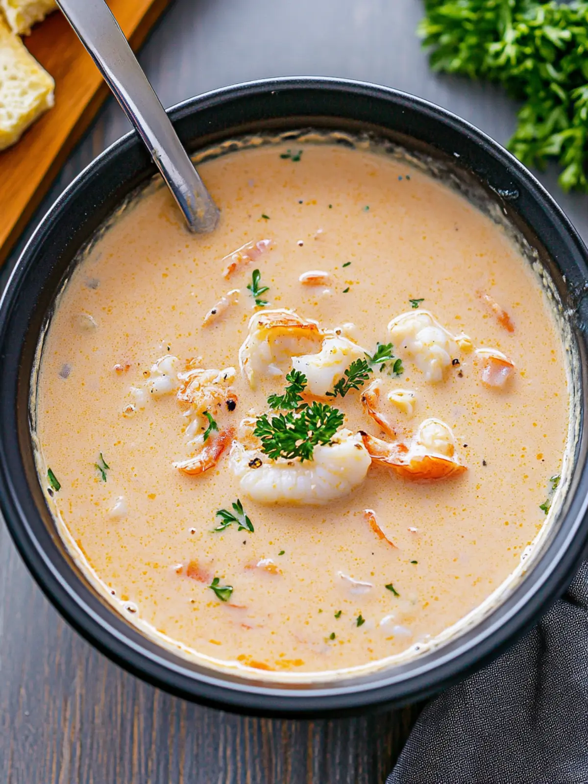 Quick and Creamy Crab and Shrimp Seafood Bisque Bliss 4 Crab and Shrimp Seafood Bisque