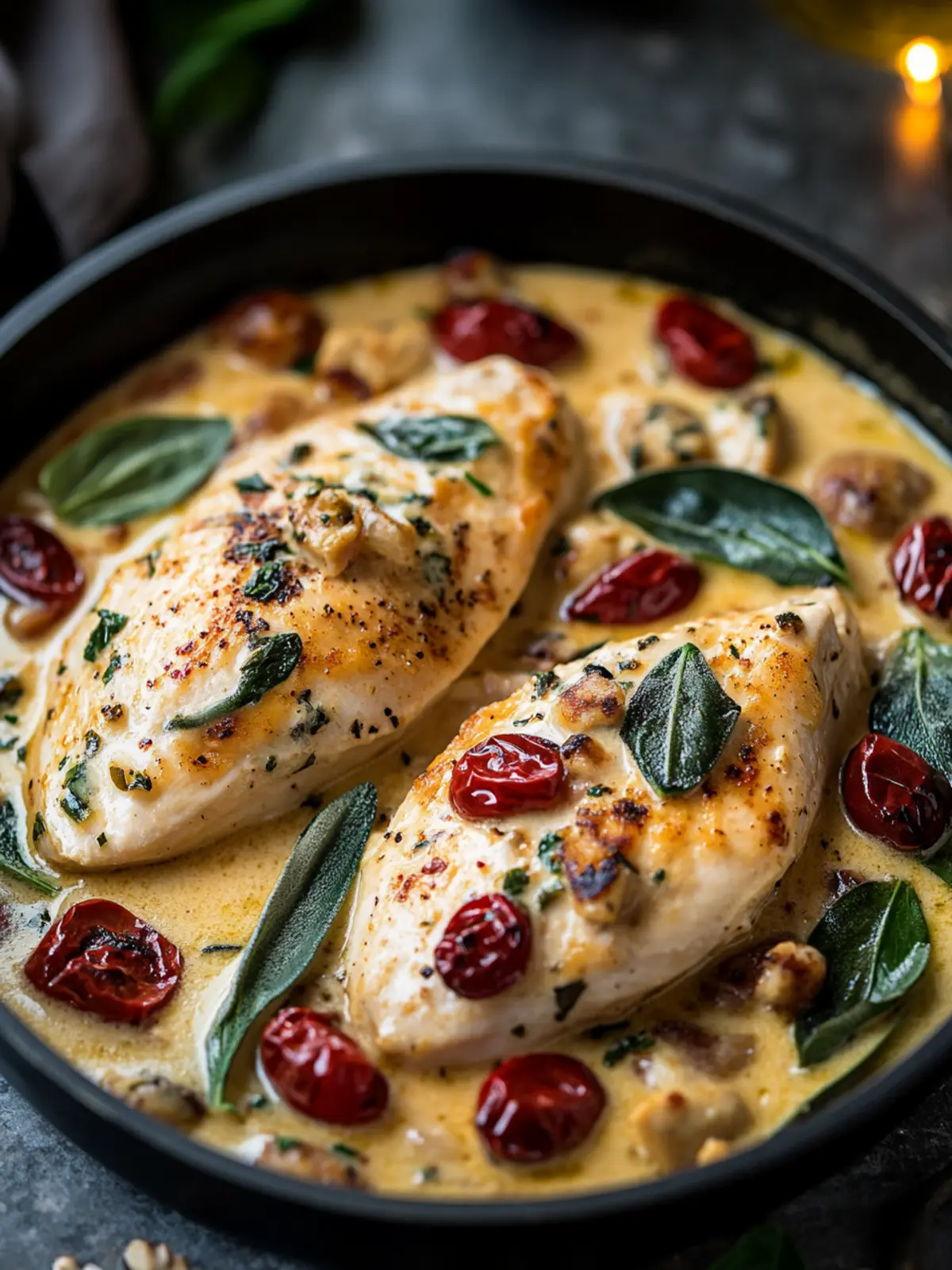 Creamy Tuscan Chicken: A Flavor-Packed Dinner Delight 3 Creamy Tuscan Chicken
