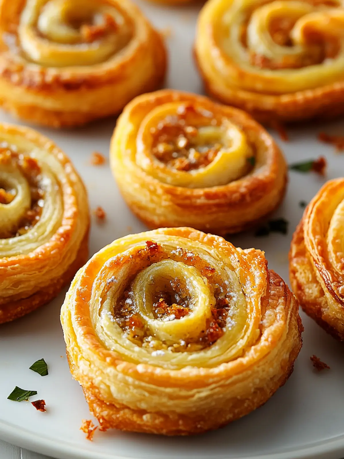 Savory Palmiers with Pesto and Cheese: A Quick Delight 2 Savory Palmiers