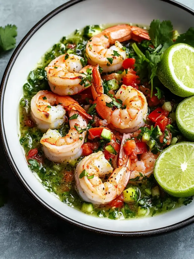 Shrimps in Culichi Salsa