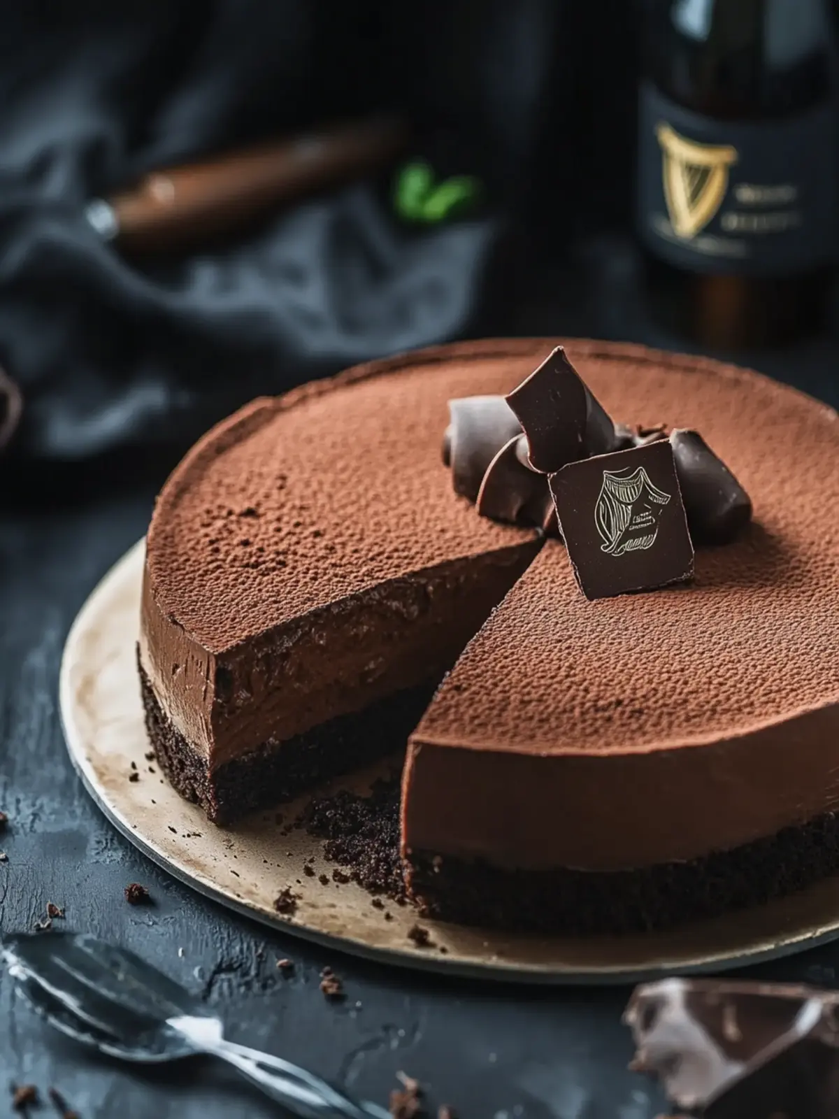 Indulge in Guinness Chocolate Cheesecake Bliss Today 2 Guinness Chocolate Cheesecake