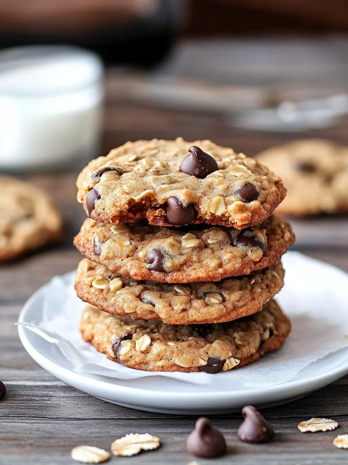 Irresistible Peanut Butter Oatmeal Chocolate Chip Cookies Recipe 4 Peanut Butter Oatmeal Chocolate Chip Cookies