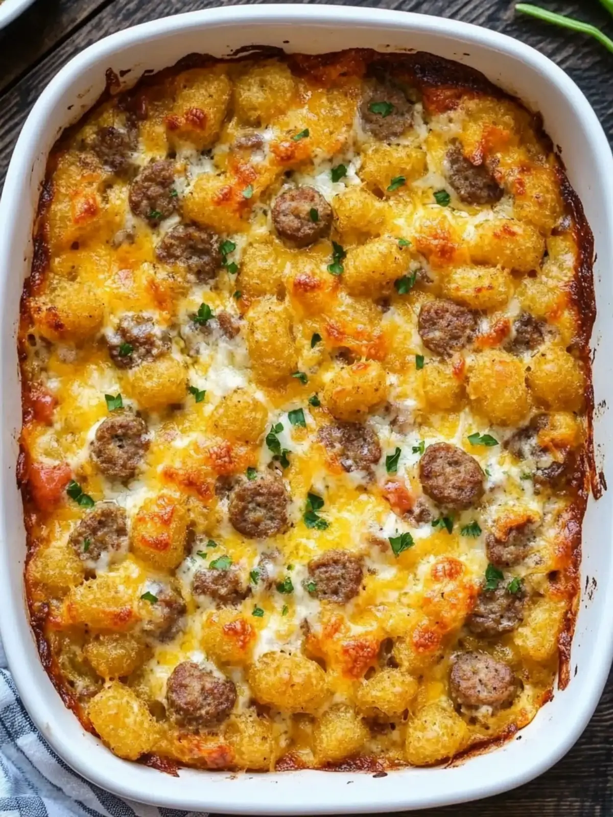 Tasty Tater Tot Sausage Breakfast Casserole for Easy Mornings 3 Tater Tot Sausage Breakfast Casserole
