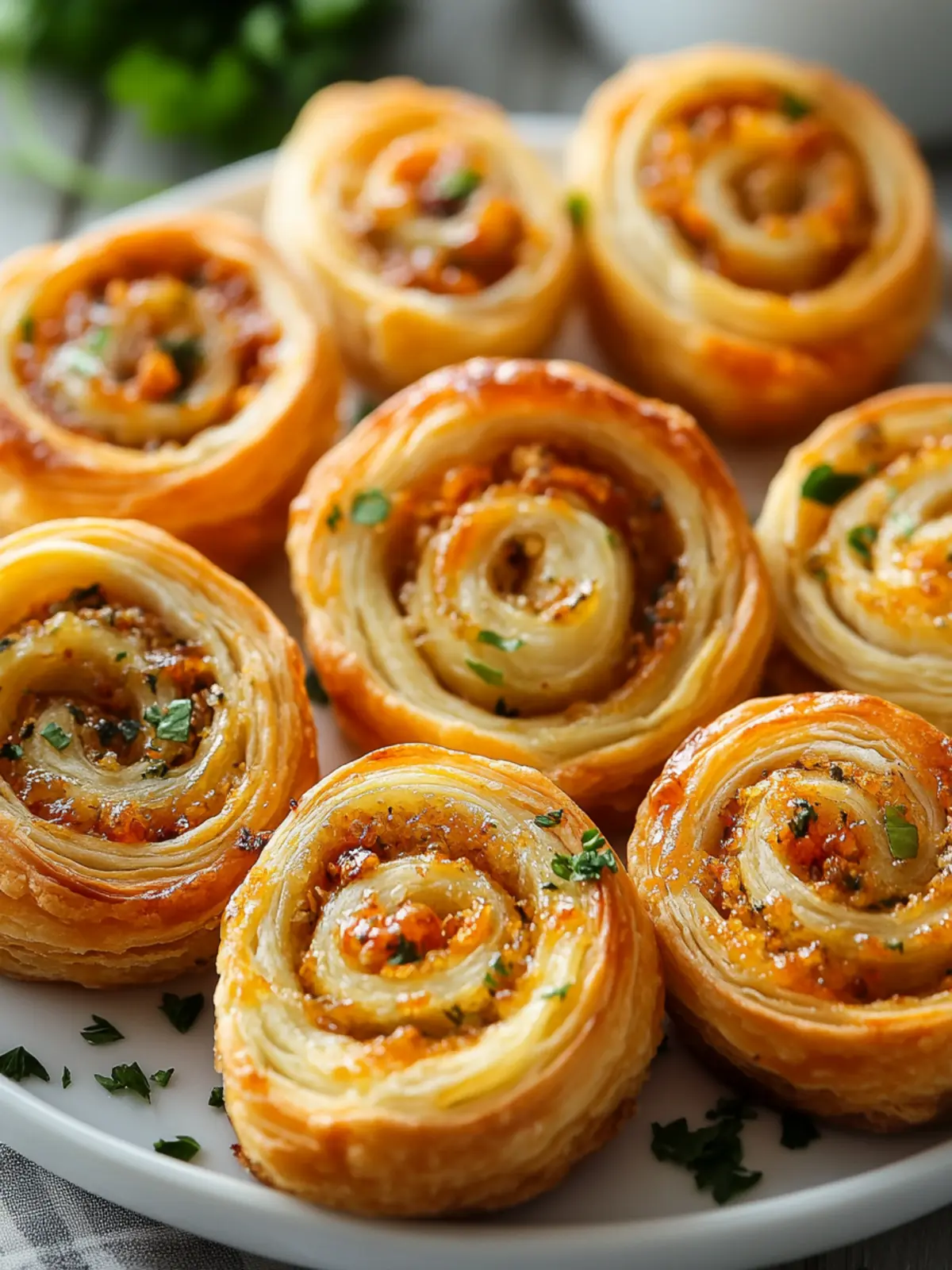 Savory Palmiers with Pesto and Cheese: A Quick Delight 3 Savory Palmiers