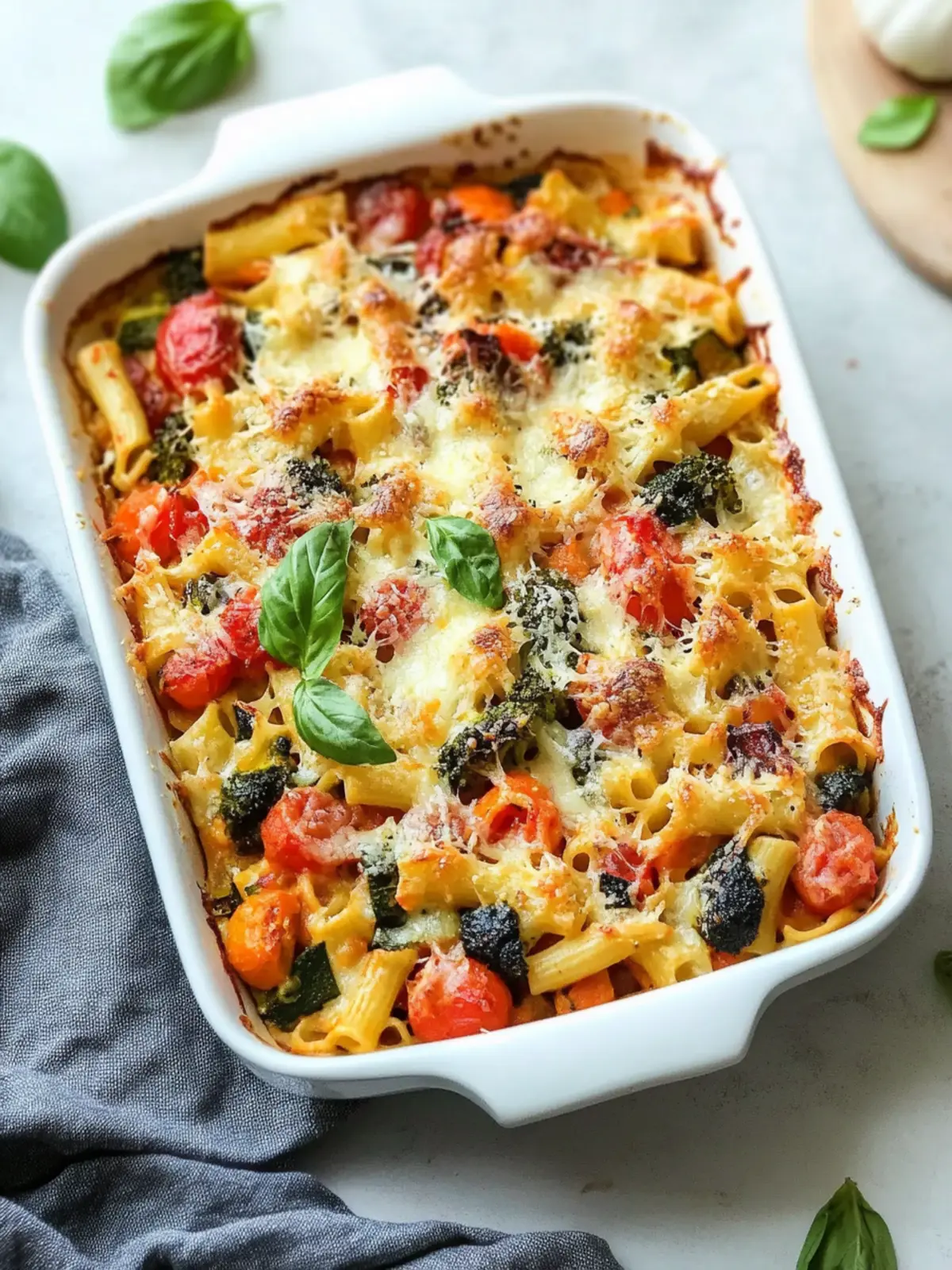 Mediterranean Vegetable Pasta Bake: Easy, Flavorful Comfort! 4 Mediterranean Vegetable Pasta Bake