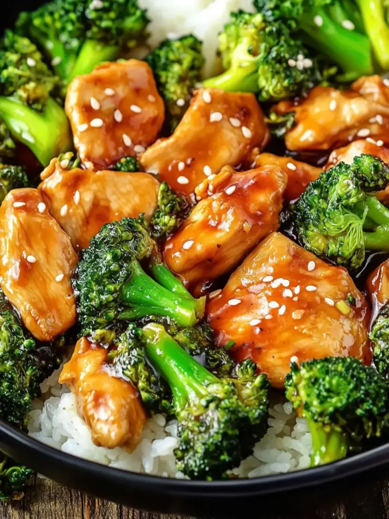 Chinese Chicken and Broccoli
