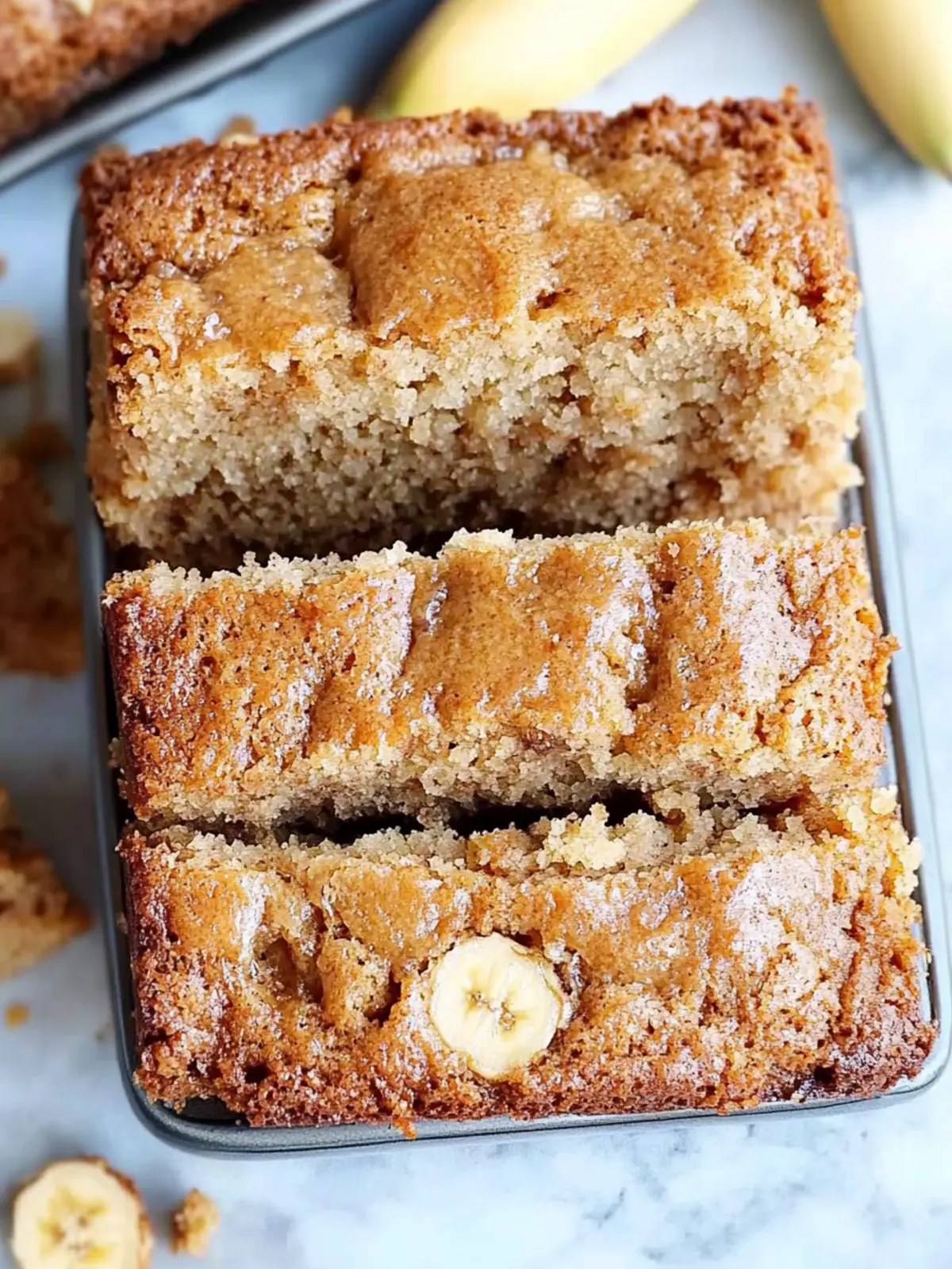 Irresistible Banana Bread Snack Cake: Easy, Moist Delight 3 Banana Bread Snack Cake