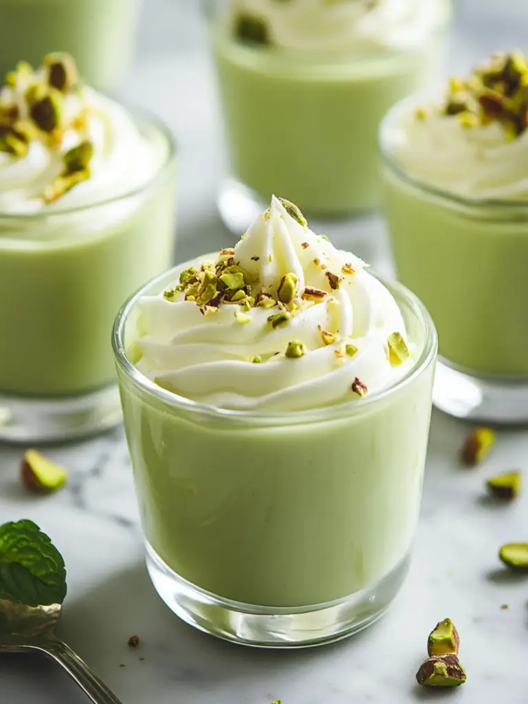 Pistachio Pudding Cups