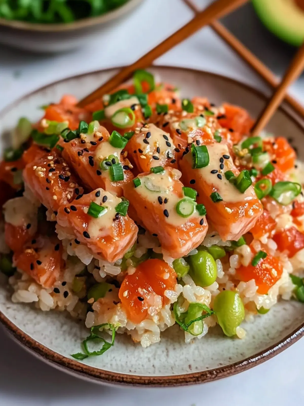 Savory Salmon Crispy Rice – A Flavorful Appetizer Delight 2 Salmon Crispy Rice