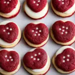 Red Velvet Sugar Cookies with White Chocolate Bliss 6 Red Velvet Sugar Cookies