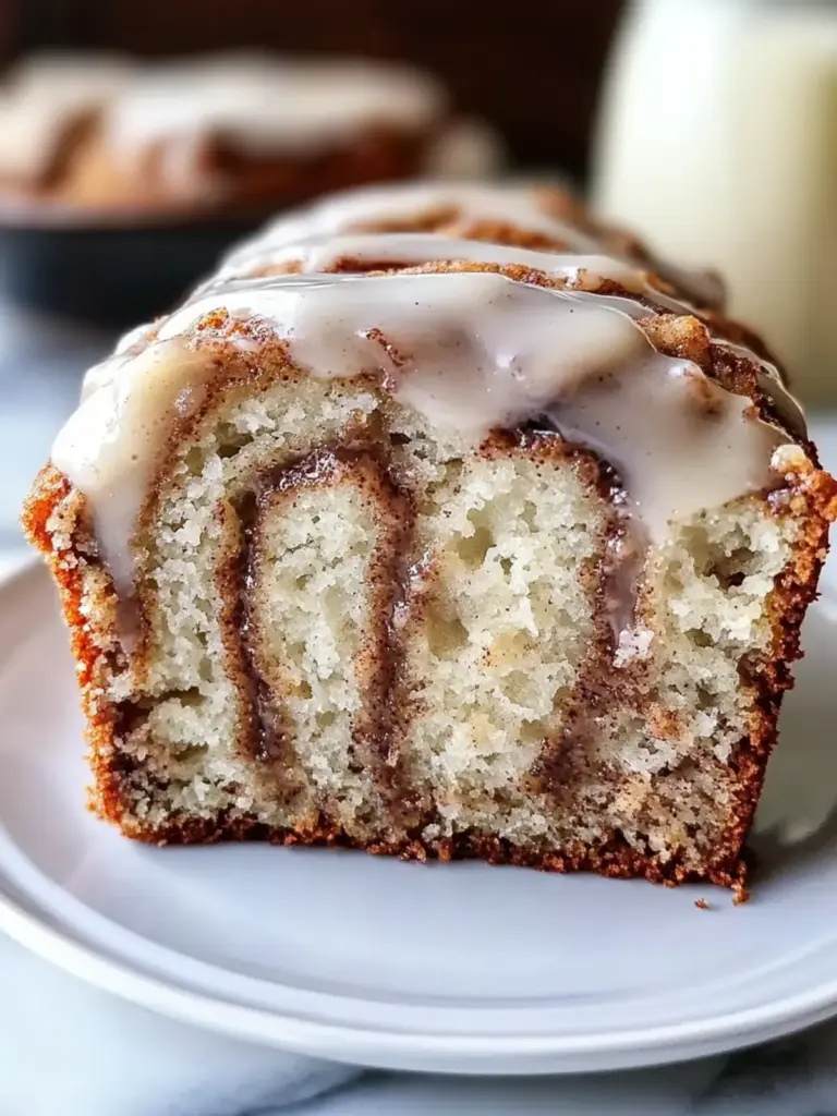 Cinnamon Roll Banana Bread