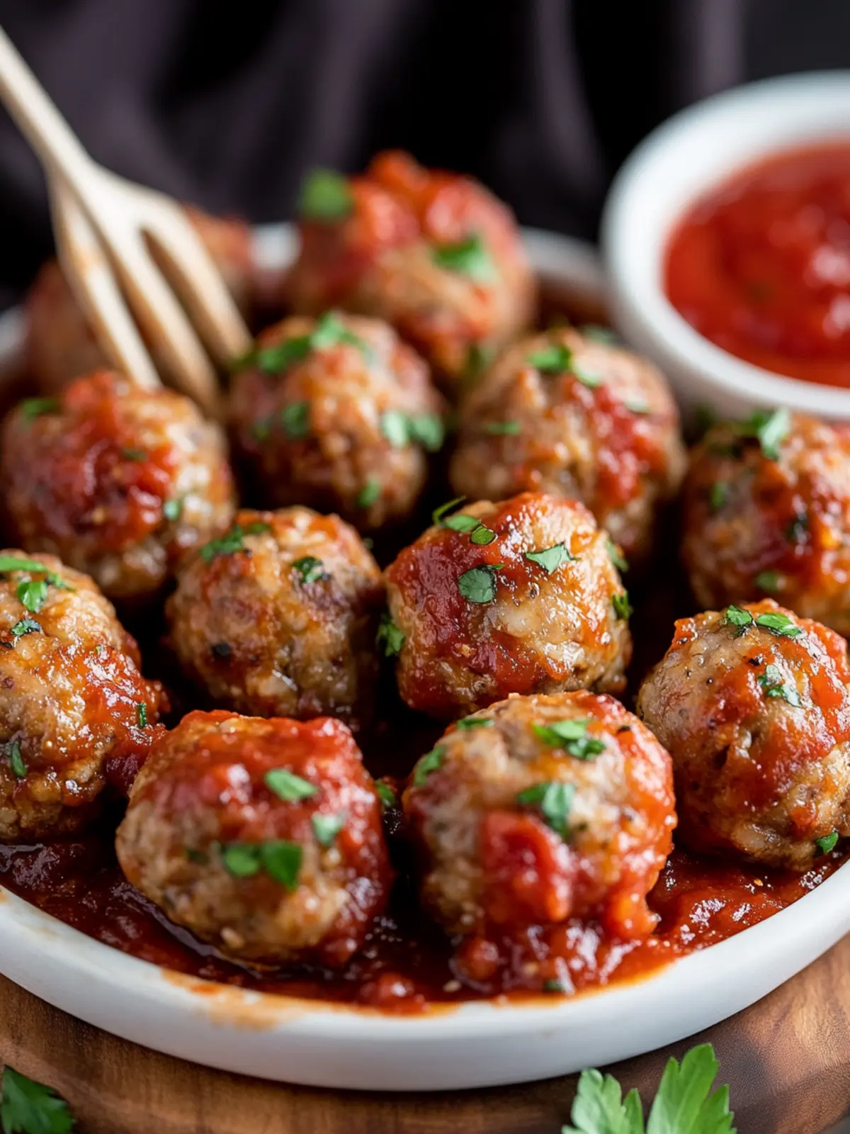 Savory Mini Meatballs with Marinara Sauce You’ll Crave 3 Mini Meatballs with Marinara Sauce