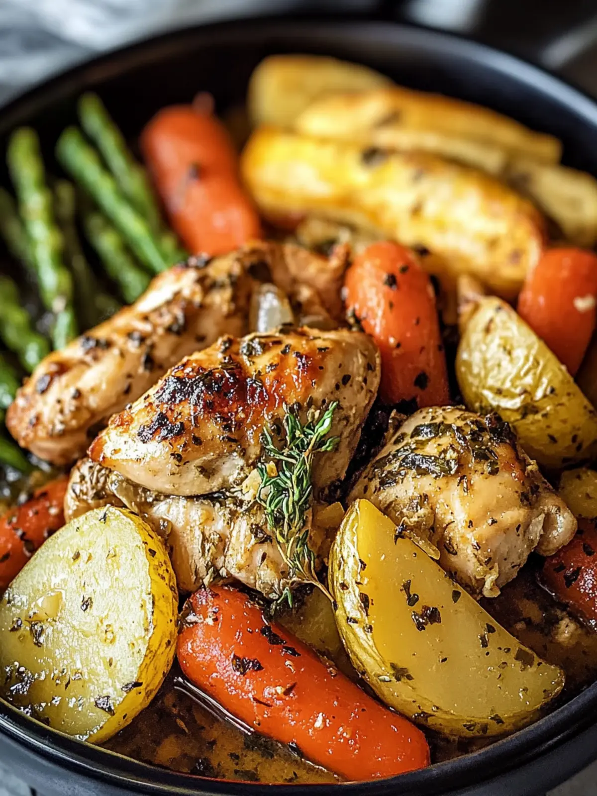 Savory Garlic Butter Chicken and Veggies in Your Slow Cooker 2 Garlic Butter Chicken and Veggies