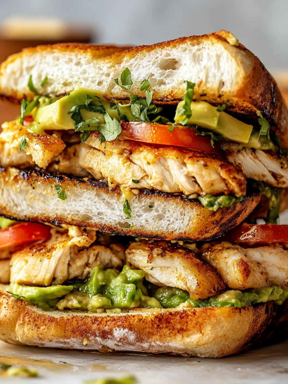 Loaded Chicken & Avocado Sandwich Your New Favorite Comfort Bite 3 Loaded Chicken & Avocado Sandwich