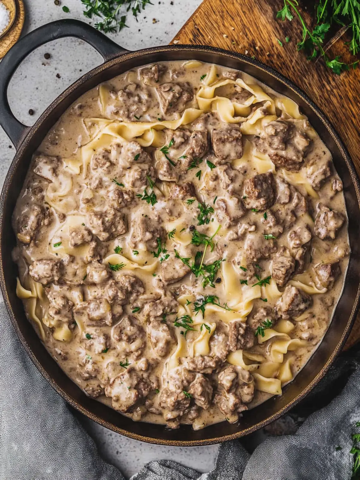 Hearty Hamburger Stroganoff Ready in Just 30 Minutes 5 Hamburger Stroganoff