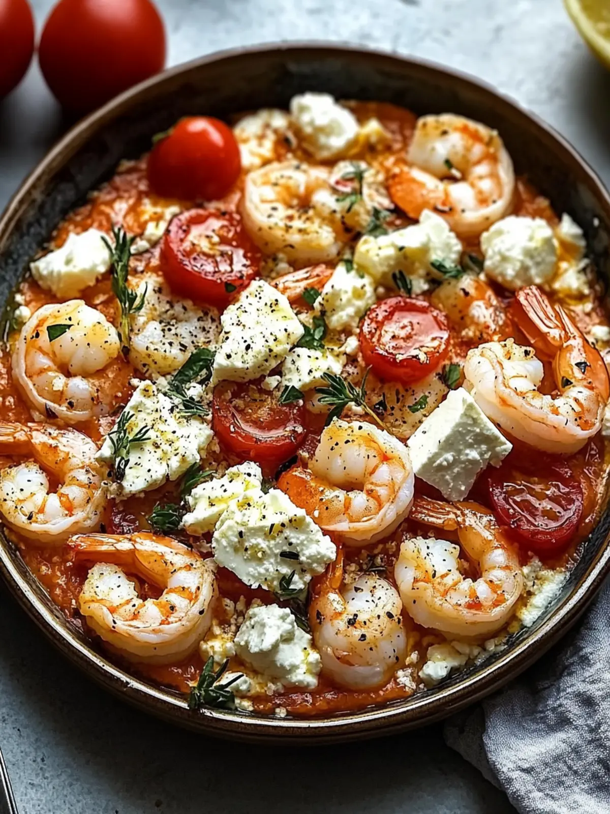 Mediterranean Shrimp & Feta: Quick, Zesty, and Irresistibly Delicious 5 Mediterranean Shrimp & Feta