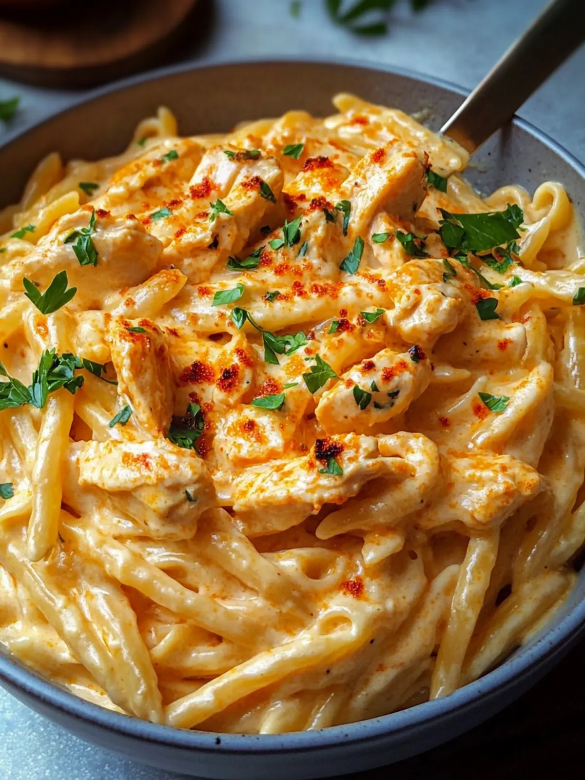 Creamy Buffalo Chicken Pasta That's Family-Friendly and Fun 2 Creamy Buffalo Chicken Pasta