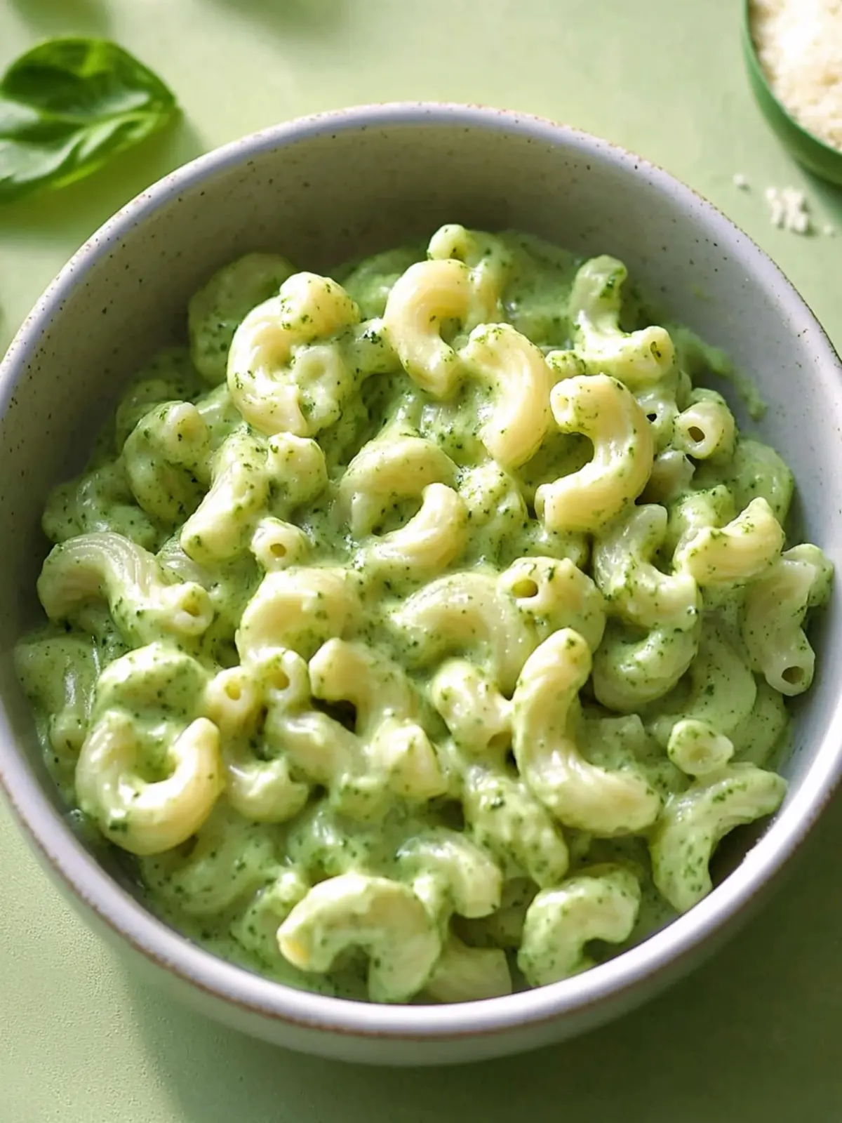 Creamy Green Mac & Cheese That's a Marvelous Twist 5 Green Mac & Cheese