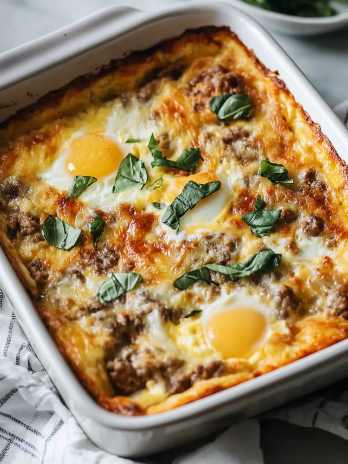 Perfectly Hearty Egg Breakfast Casserole for Easy Mornings 2 Egg Breakfast Casserole