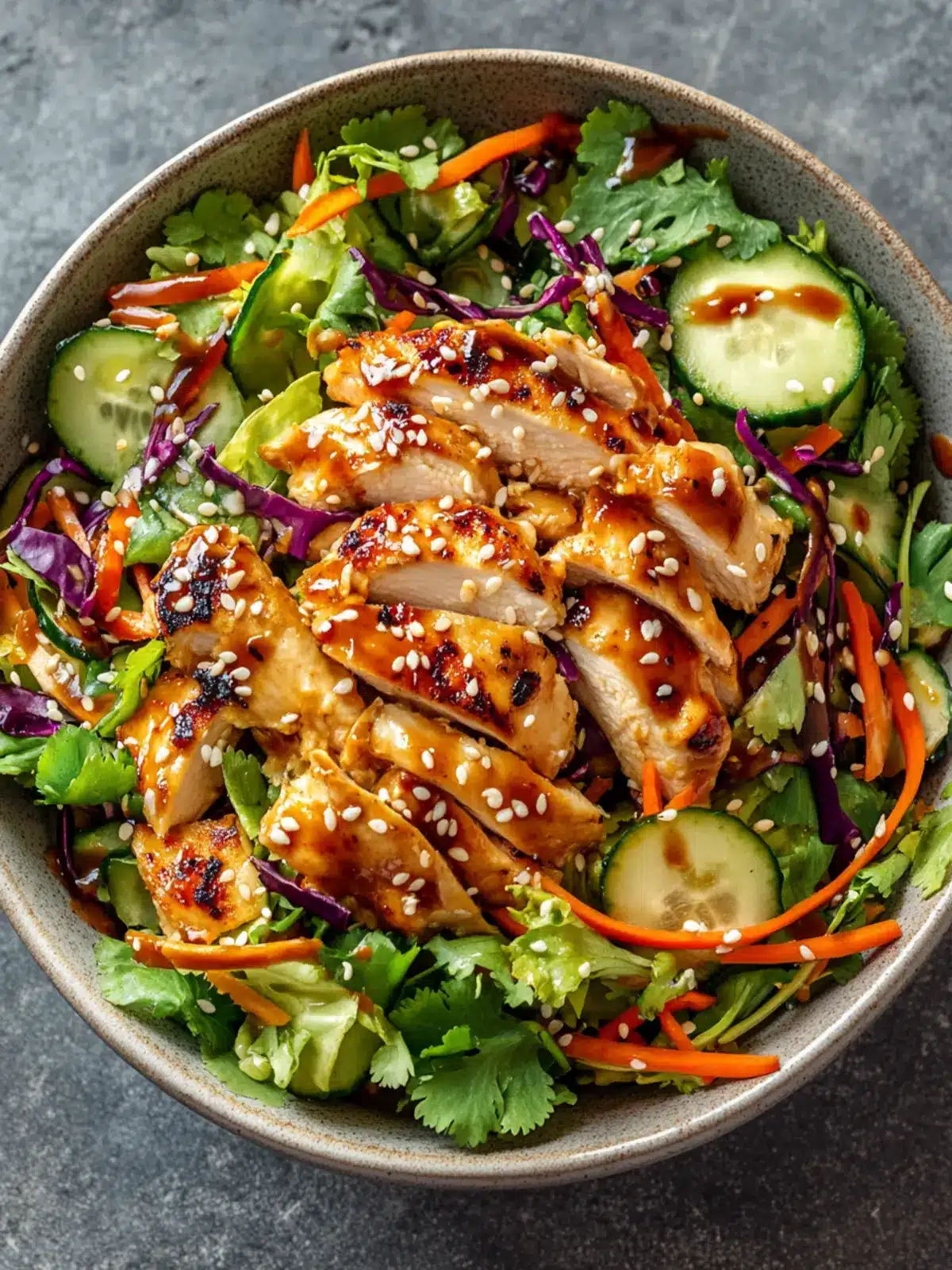 Asian Sesame Chicken Salad