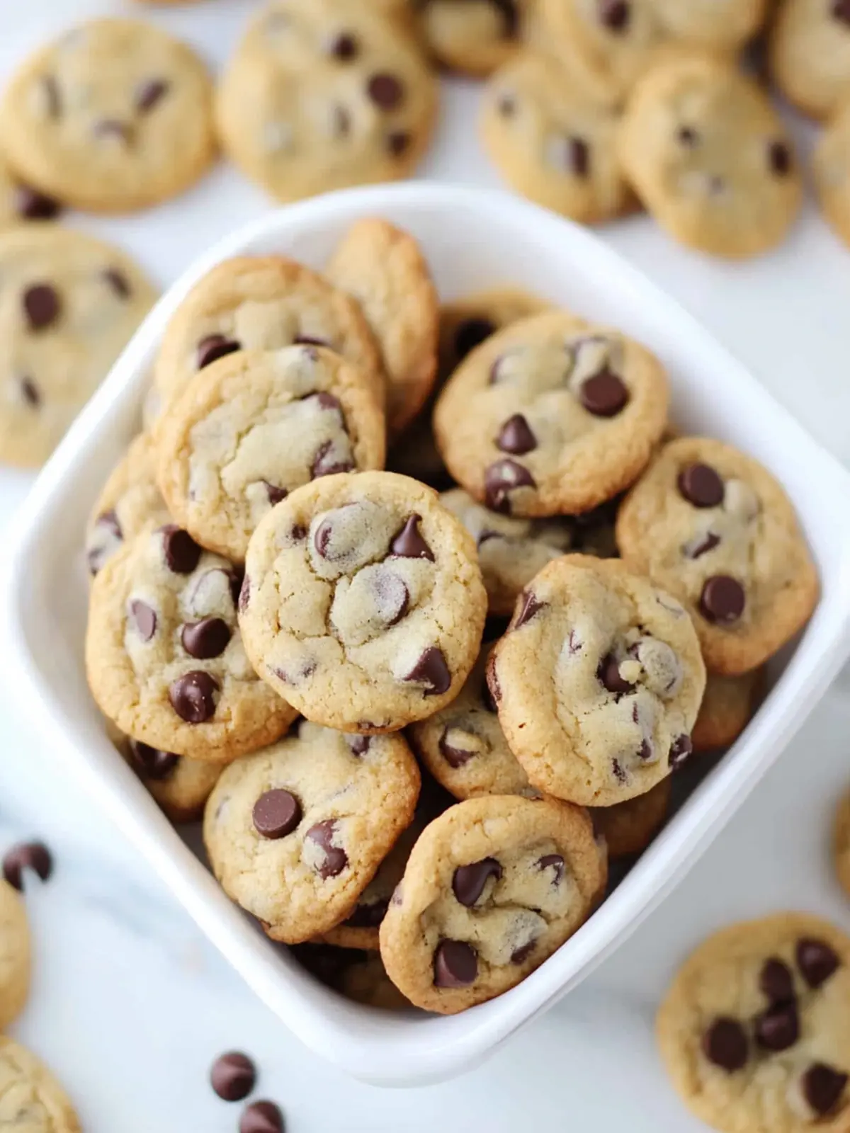 Irresistible Mini Chocolate Chip Cookies for Sweet Moments 5 Mini Chocolate Chip Cookies